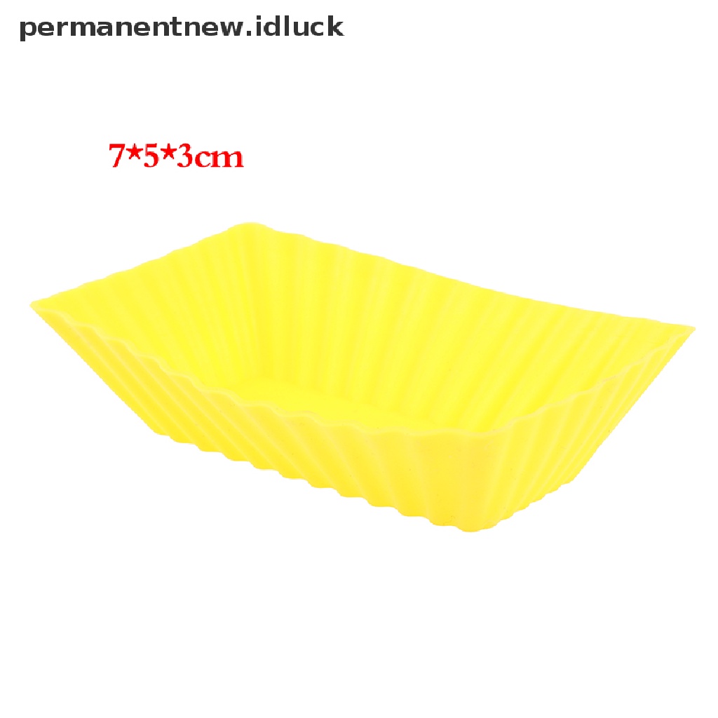 Cetakan Pembuat Cupcake Bahan Silikon Dapat Digunakan Kembali Untuk Alat Dapur