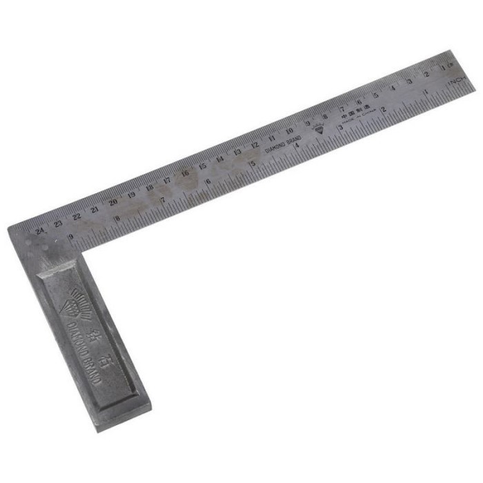 

Update Penggaris Siku 10" 25Cm Tukang Angle Ruler 90 Derajat Diamond Termurah Bergaransi