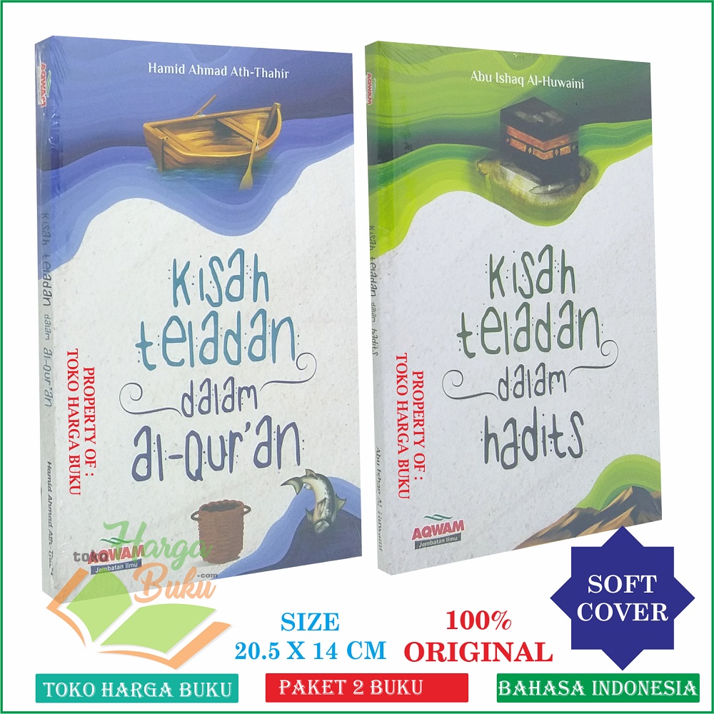 Foto Paket 2 Buku Kisah Teladan Dalam Al-Quran dan Kisah Teladan dalam Hadits ORI - Penerbit Aqwam