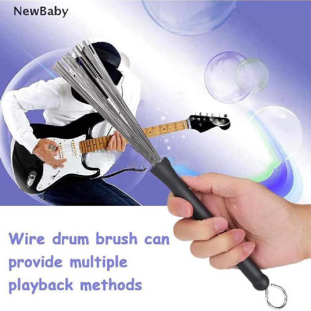 Newstik Pembersih Drum Jazz Portable Bahan Kawat Metal Retractable