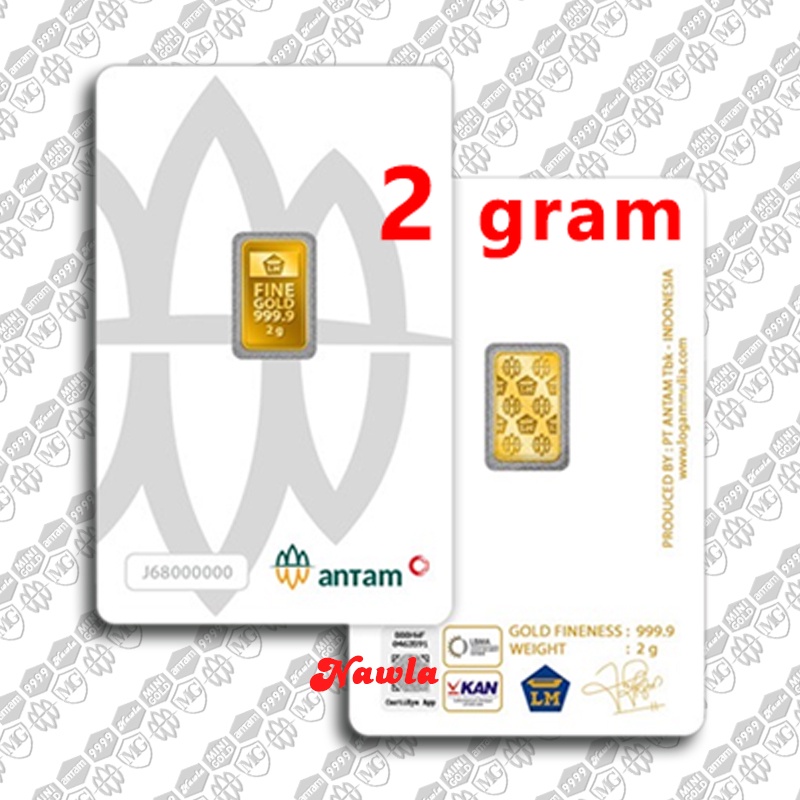 Murah Redmark terbaru Asli Antam 2 gram