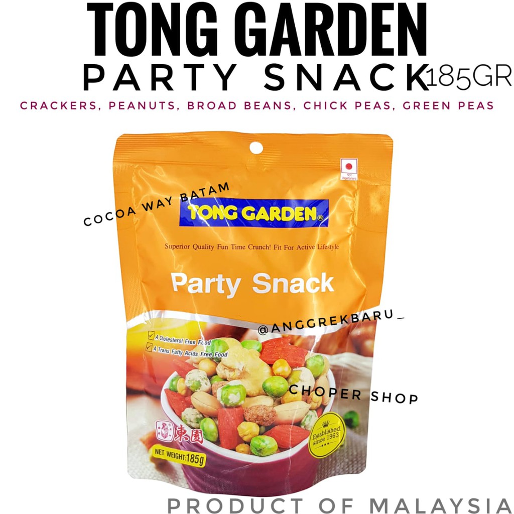 

Tong Garden Party Snack 185gr