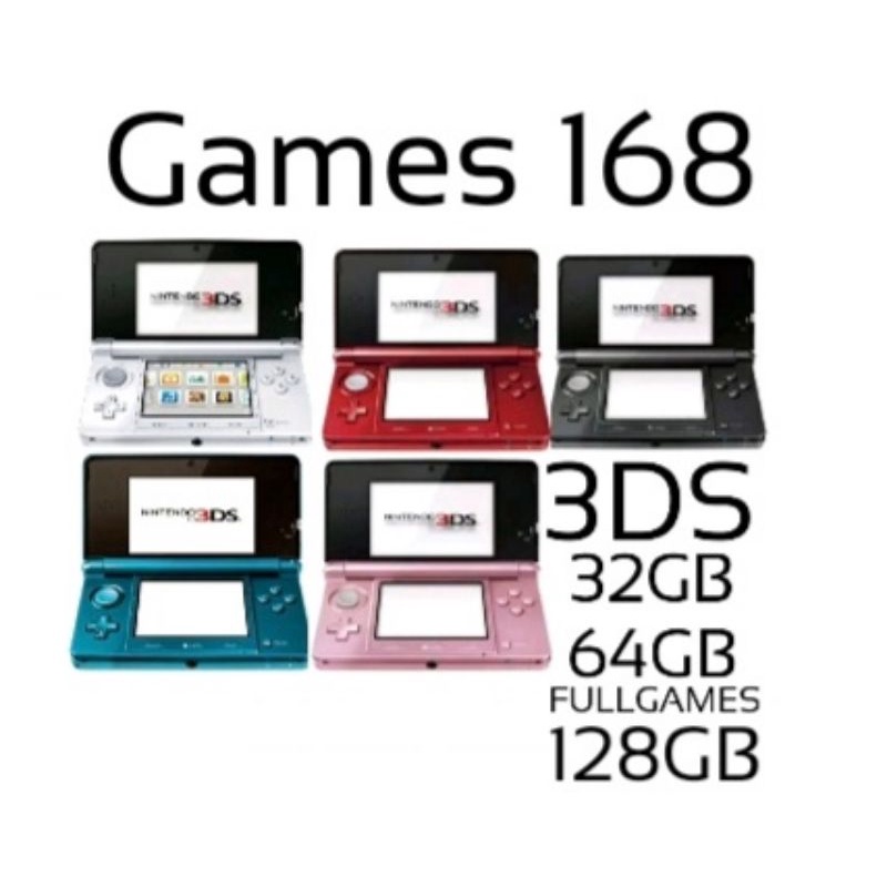 Nintendo 3DS +MC 32GB/64/128GB + GAMES
