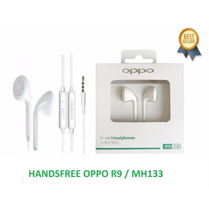 [RO ACC] HANDSFREE HEADSET EARPHONE OPPO R9 ORIGINAL