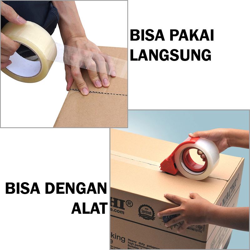

3M Scotch Isolasi Lakban Bening 48 mm x 50 m VHB OPP Packaging Tape Adhesive Acrylic 3M-PC-50L