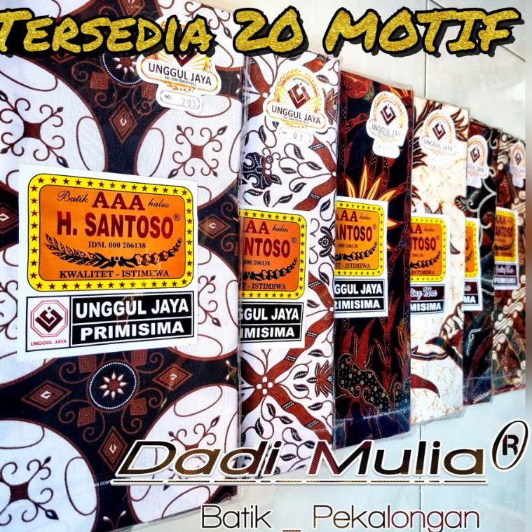 KAIN PANJANG SANTOSO UNGGUL JAYA berkualitas / kain unggul jaya / cukin / samping h santoso / jarit 