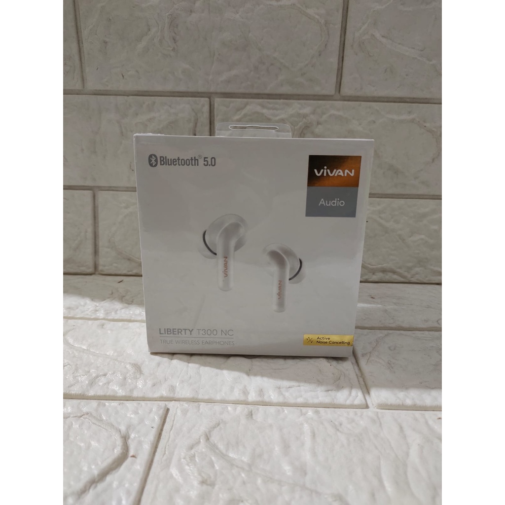 Earphone Headset Bluetooth Vivan Liberty T300NC TWS 5.0 Hybrid NC