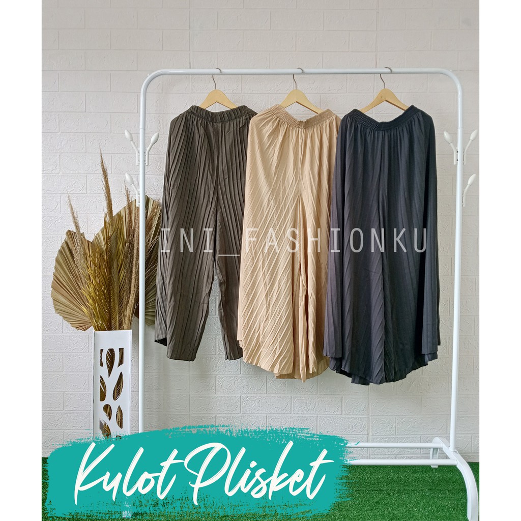 KULOT PLISKET PANJANG UKURAN ALL SIZE MURAH MERIAH BISA COD