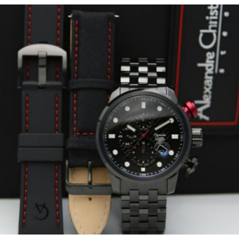 Jam Tangan Pria Alexandre Christie 6163 AC6163 AC 6163 MC | Original