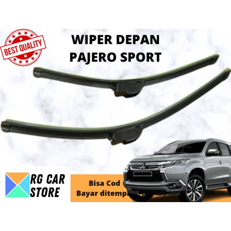 WIPER DEPAN PAJERO SPORT FRAMELESS  BERKUALITAS TINGGI DIJAMIN PNP