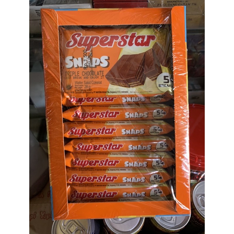 Superstar SNAPS 1 Box isi 12 pcs X 28gr super star 28 gram