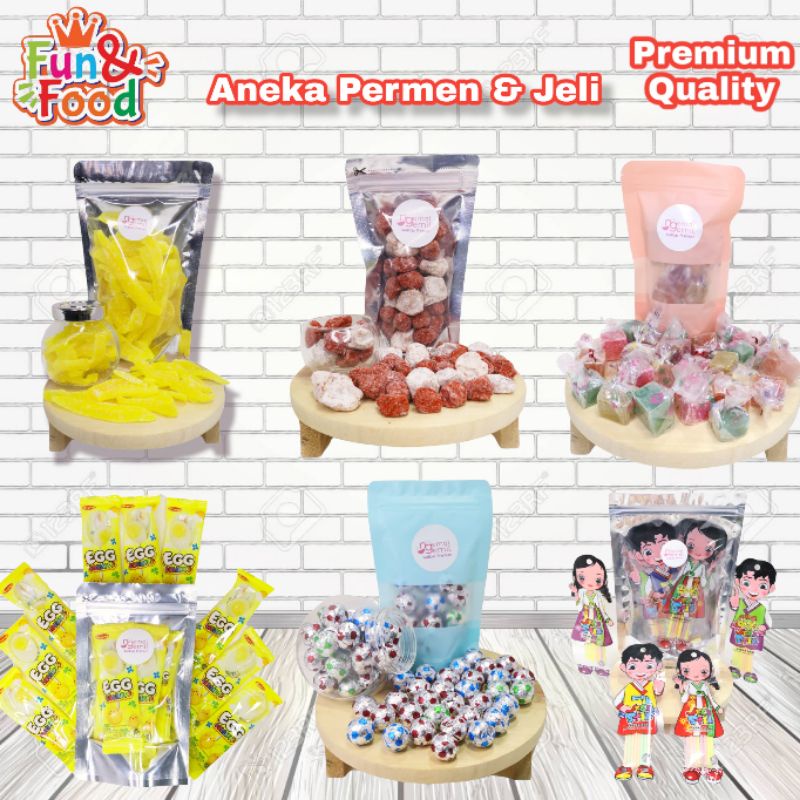 

Aneka Permen dan Jeli Jajanan Homemade Kualitas Premium / Part 3