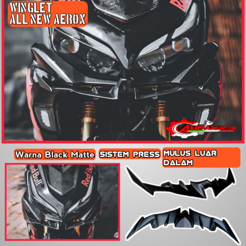 Winglet Aerox 155 Aksesoris New Aerox Connected