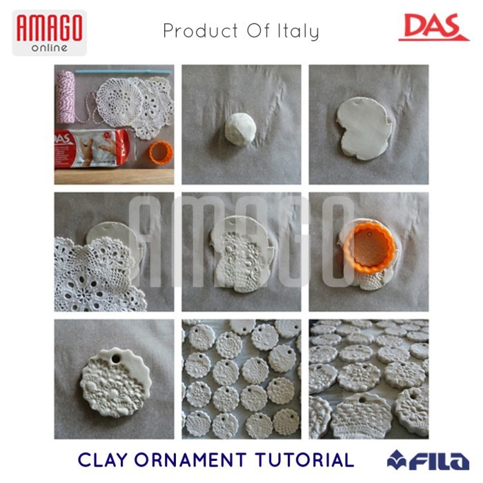 DAS Modelling Clay - Tanah Liat - Air Hardening Dry - Kering tanpa Oven - 1 kg - Pilih Warna