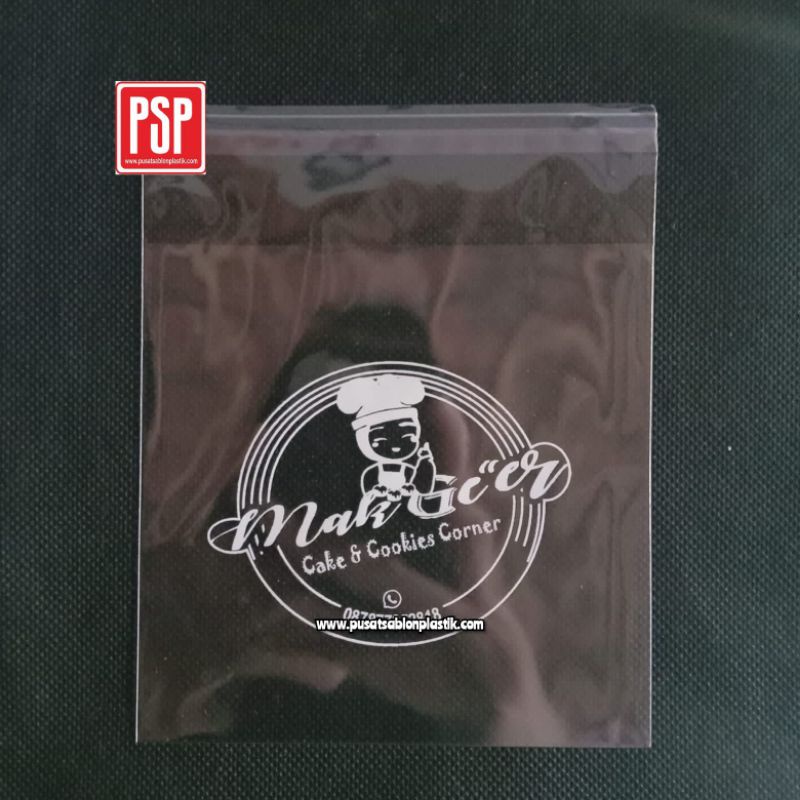 

sablon plastik roti OPP uk. 11x11