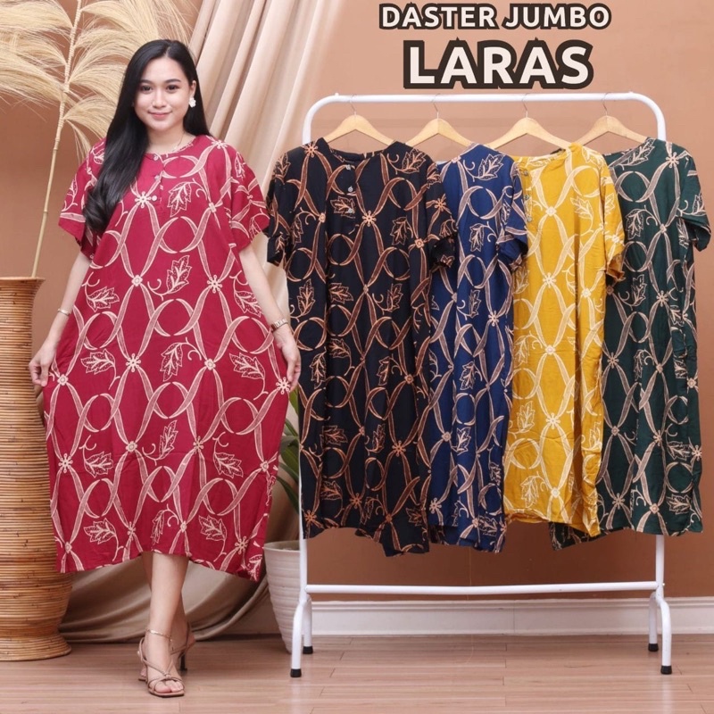 DJ Daster Jumbo Awan Baju Tidur Daster Dress Viral Pekalongan Batik Best Seller-DJ CABUT LARAS