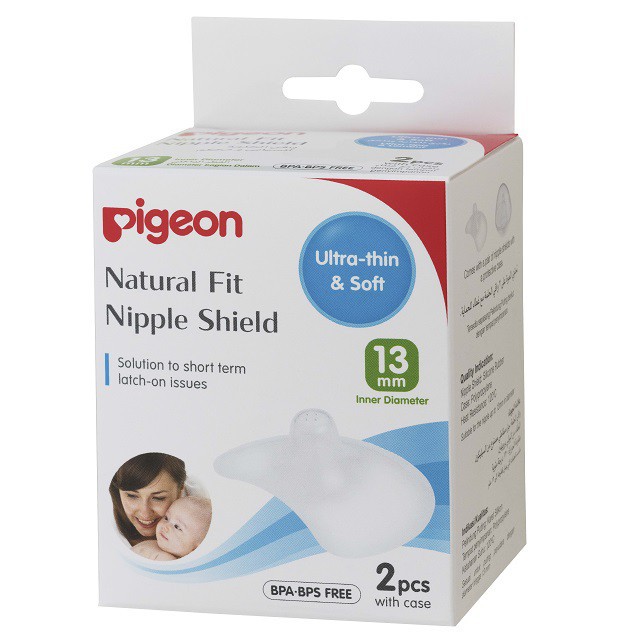 PIGEON - NATURAL FIT SILICON NIPPLE SHIELD / PELINDUNG PUTING/PENYAMBUNG PUTING SILIKON