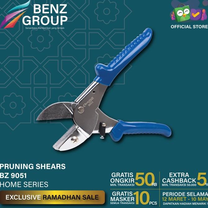 Pruning Shear / Gunting dahan kebun tanaman Benz BZ-9051