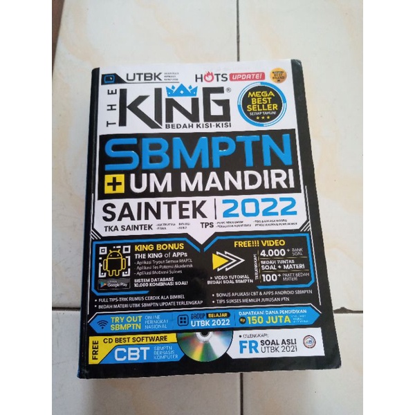 Buku The King SBMPTN+UM Mandiri 2022 (preloved)