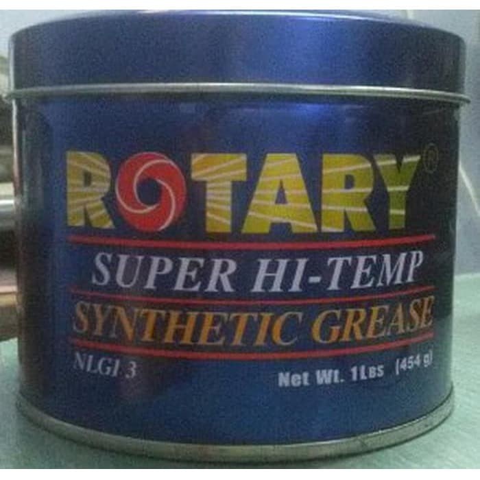 Rotary Synthetic Grease NLGI 3 Minyak Gemuk LITHIUM Grease Rotary Super Hi Temp Biru NLGI3 454 g