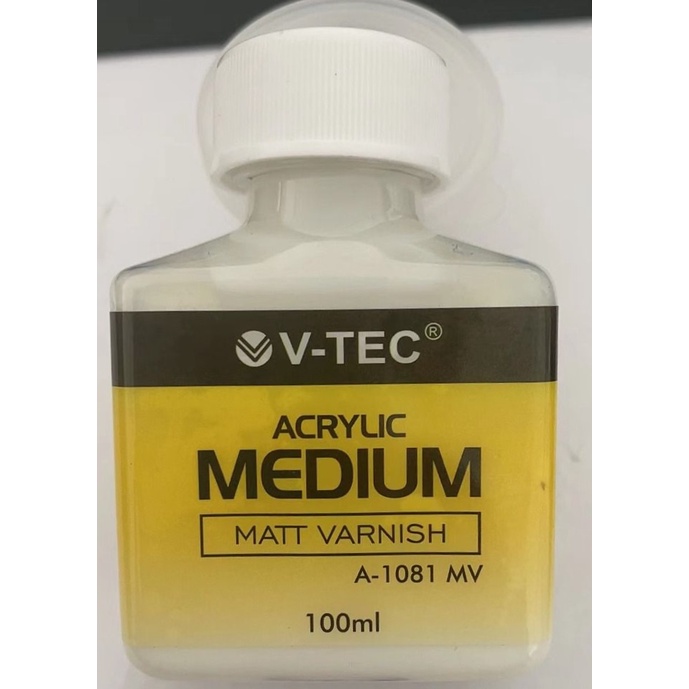 

Pernis V-Tec Acrylic / Varnish Cat Akrilik Medium Varnish 100ml