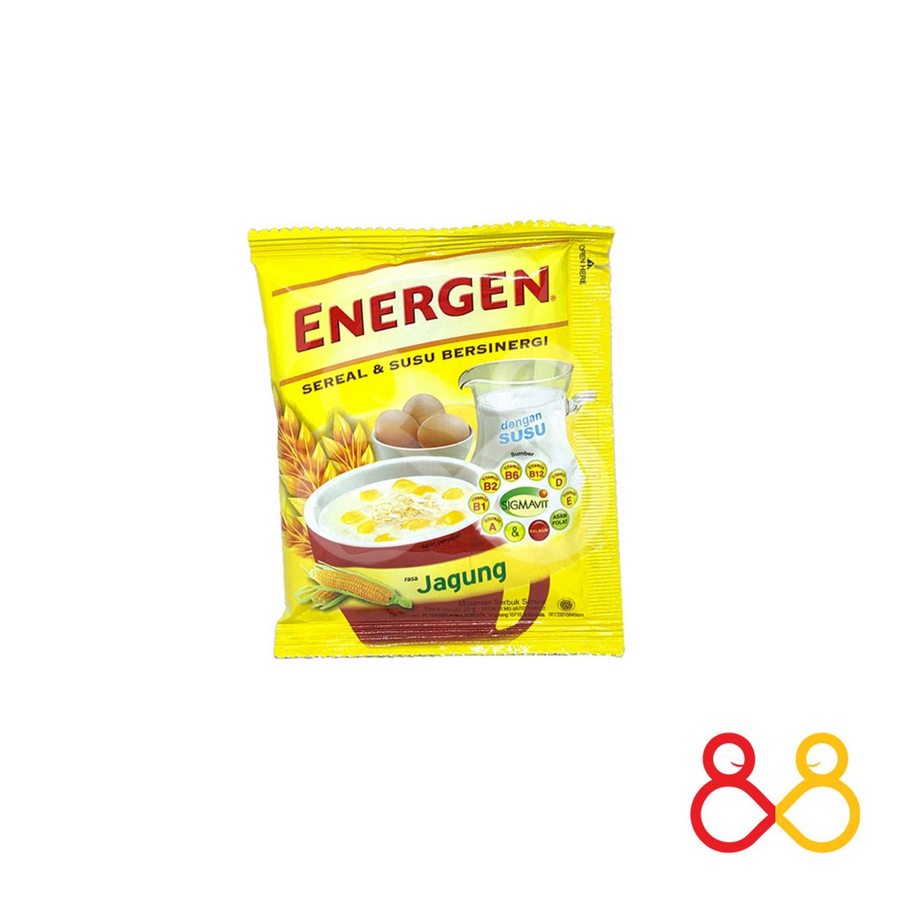 Energen Jagung (10 Pcs) - Energen Sereal dan Susu Jagung 1 renceng