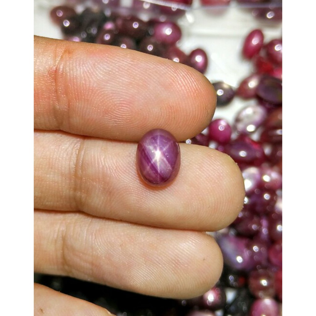 Dijual NATURAL RUBY STAR   RUBY STAR BURMA ASLI   FREE ONGKIR Diskon