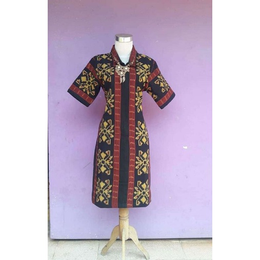 DRESS TENUN ETNIC TENUN JEPARA