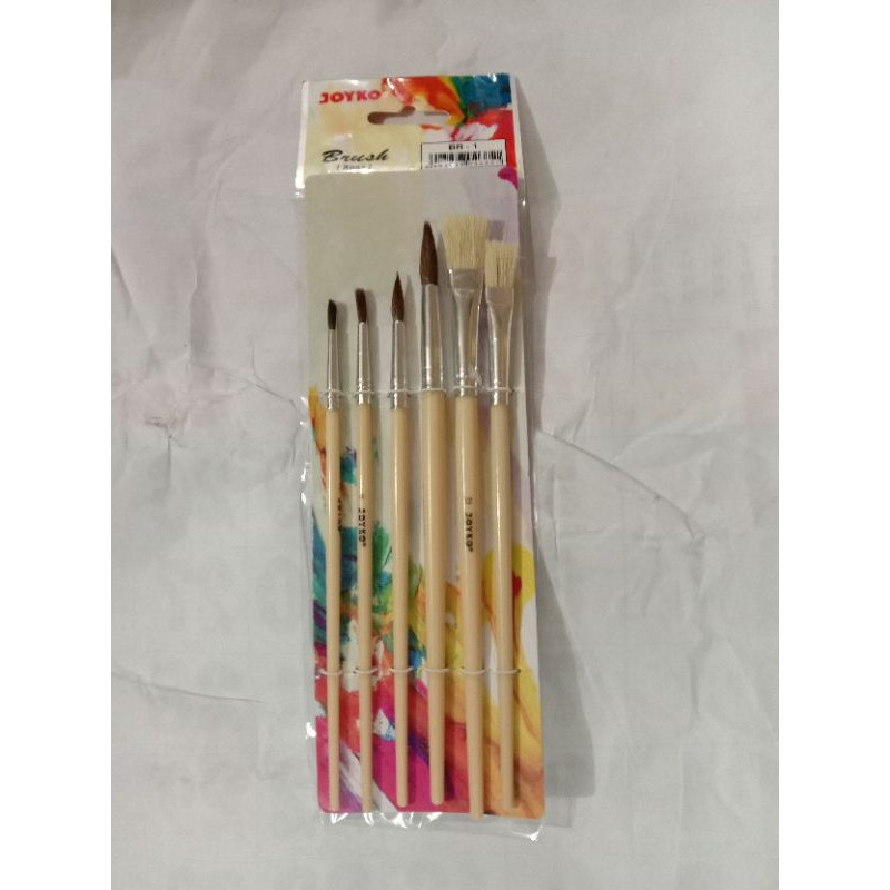 

BRUSH SET JOYKO BR - 1 / KUAS LUKIS SET