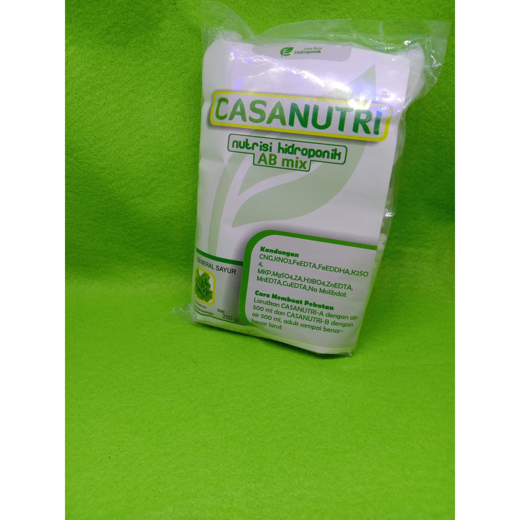 Nutrisi Hidroponik Ab Mix Sayur 250 Gr