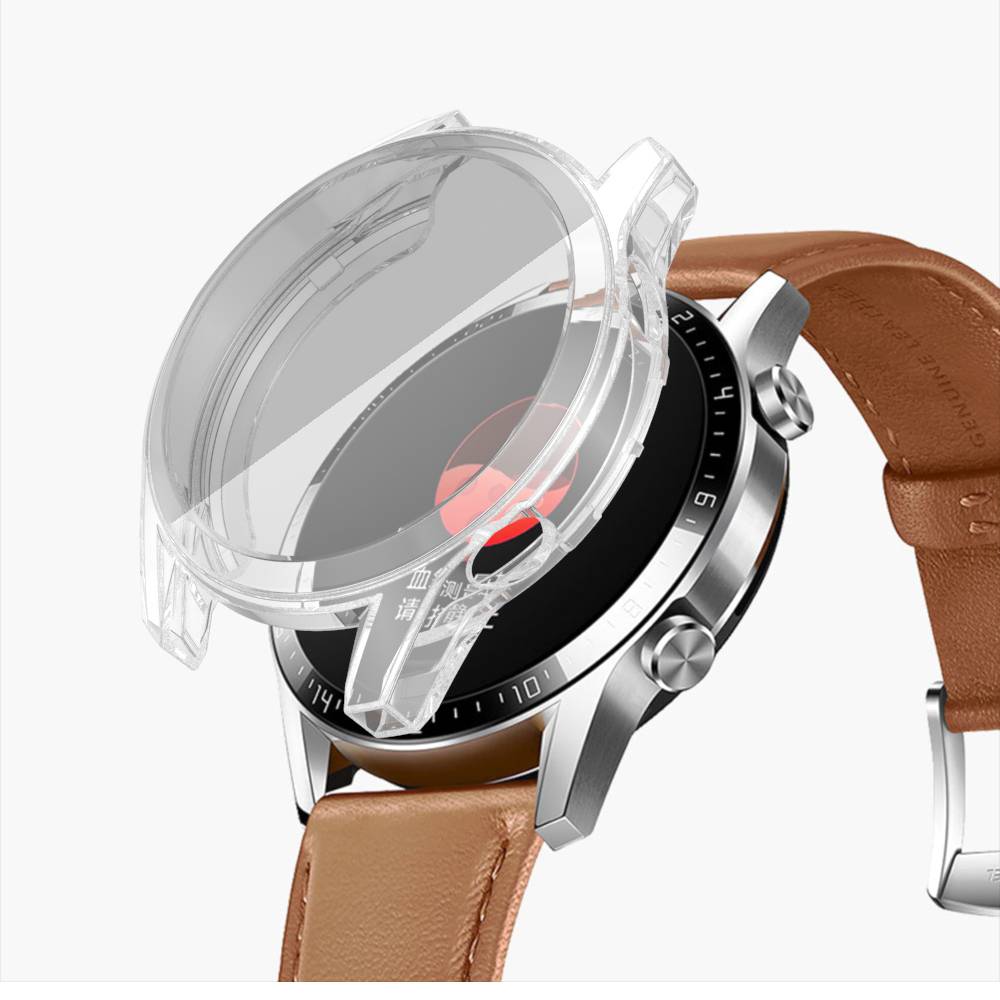 2in1 Case Bumper Pelindung Layar Bahan Tpu Untuk Huawei Watch Gt 2 42mm 46mm Gt2