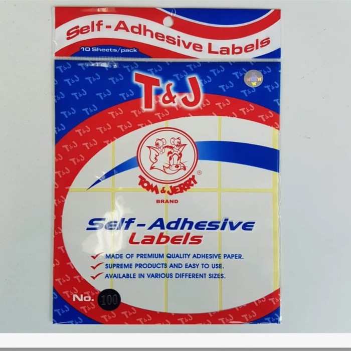 

LABEL STIKER TOM & JERRY NO.100