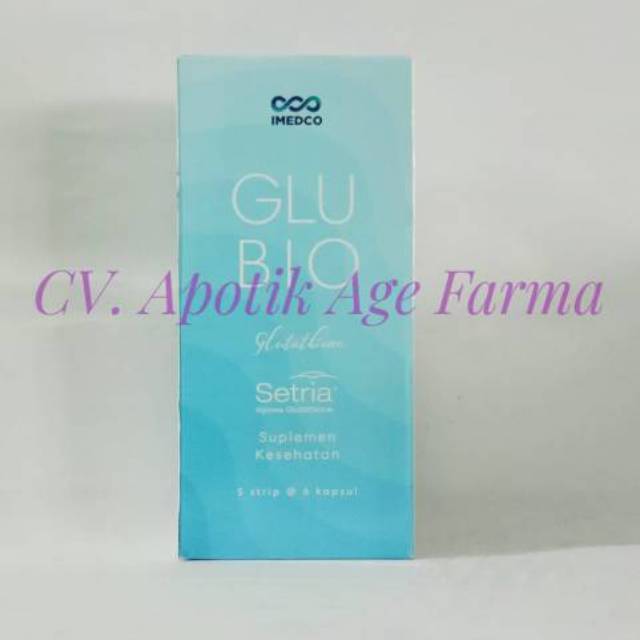 Glu Bio Caps isi 30 (Imedco) atau Glubio Caps