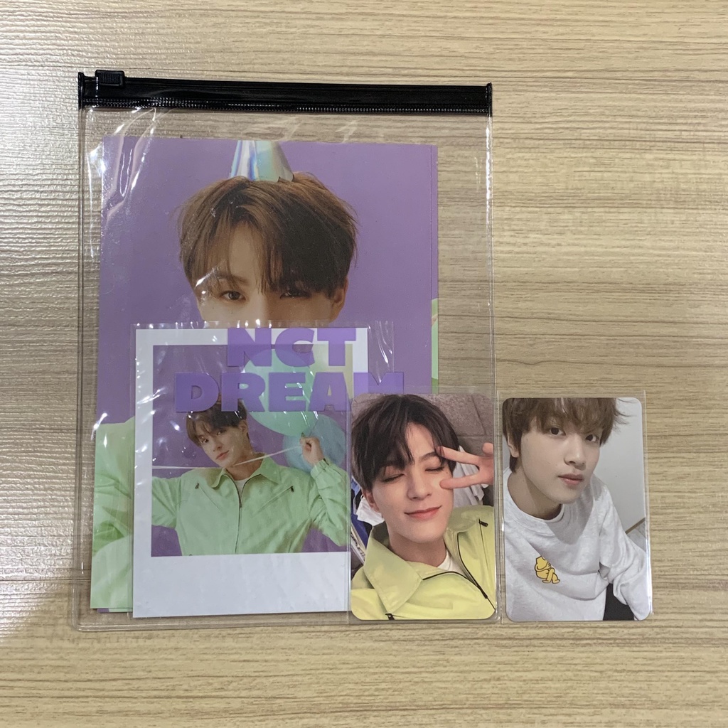 jeno photopack set sg21 pair haechan cafe pc photocard