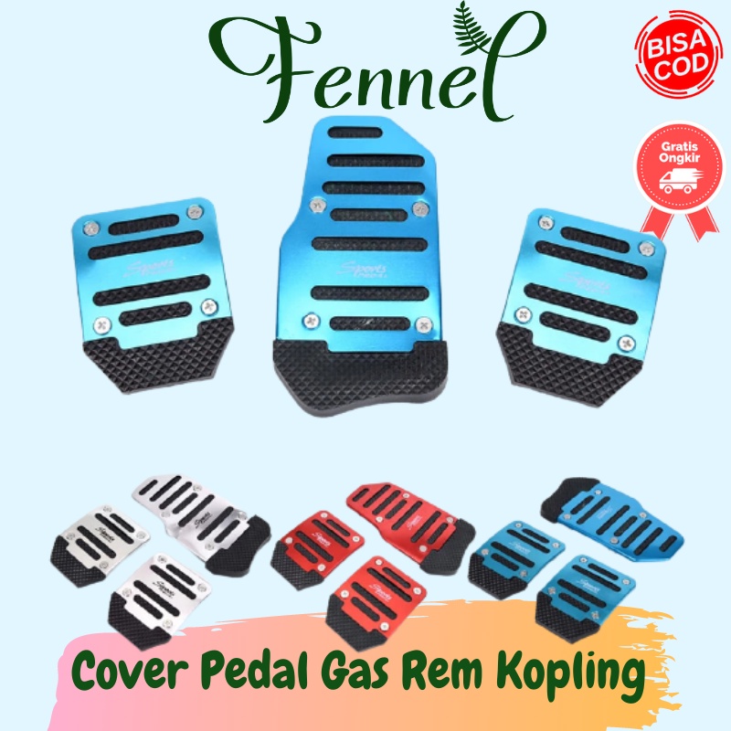 Cover Pedal Gas Rem Kopling Mobil XB-373