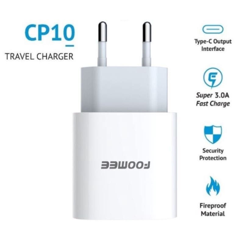 A - Foomee CP10 Travel Charger Type-C Output Interface PD3.0