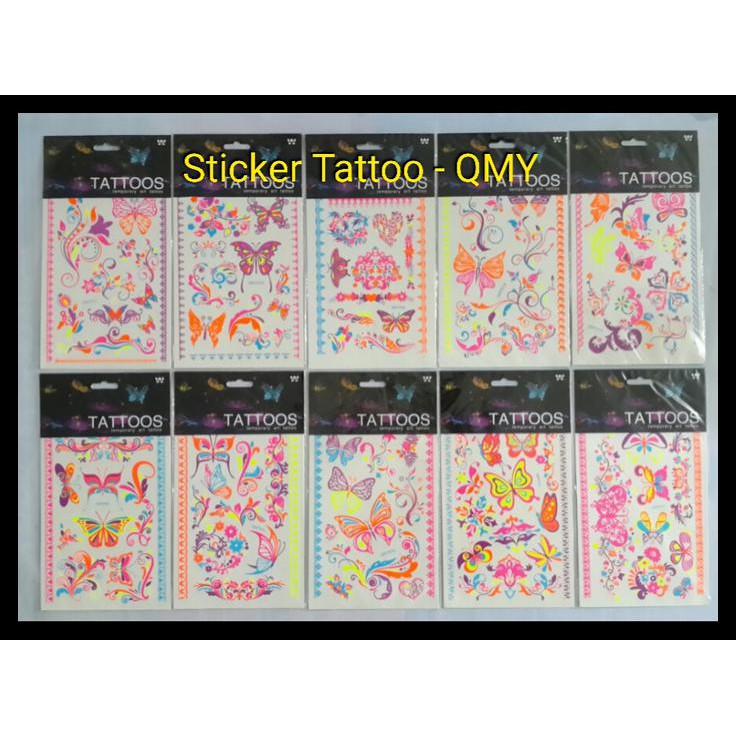 

Stiker / Tempelan Karakter Tatto Qmy