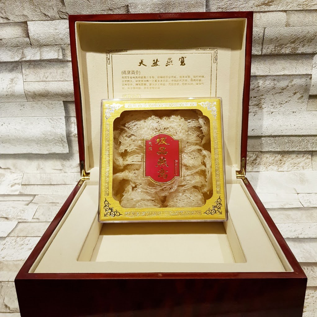 

SARANG BURUNG WALET (BIRD NEST) - [SUPER BERSIH] [LUXURY BOX] [KOTAK] 100 GRAM