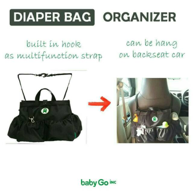 BabyGo Inc - Baby go inc Diaper Bags Organizer - Babygoinc - tas bayi