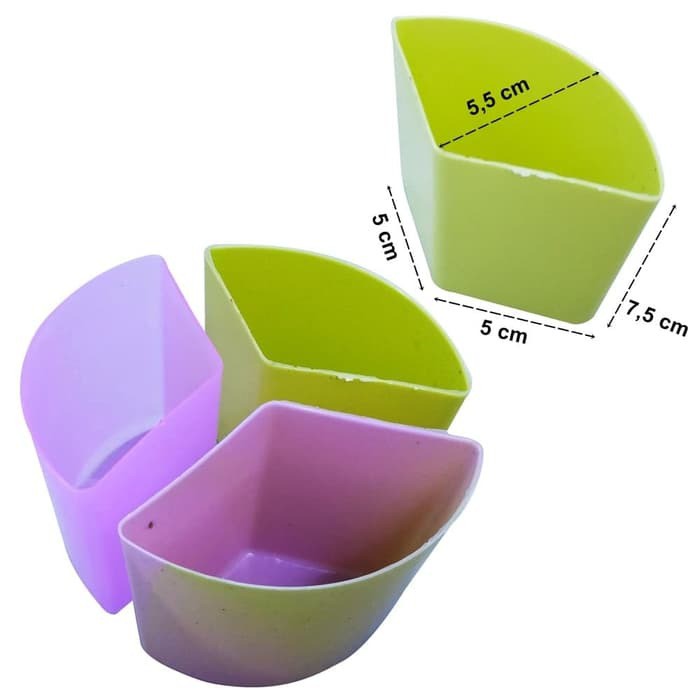 VOM Seasoning Container Set 3in1 - Tempat Bumbu Plastik Serbaguna 0665