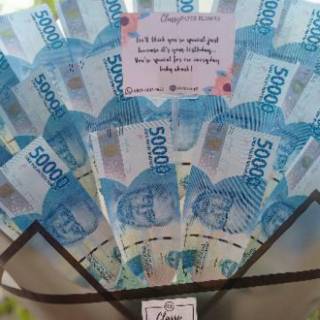 Large / Medium Standing Money Bouquet / Bucket Buket Bunga ...