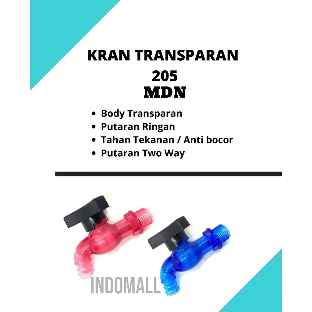 KRAN AIR/ KRAN TEMBOK PLASTIK/ KRAN AIR TRANSPARAN/ KRAN MURAH/ KRAN BERKUALITAS/ KERAN AIR