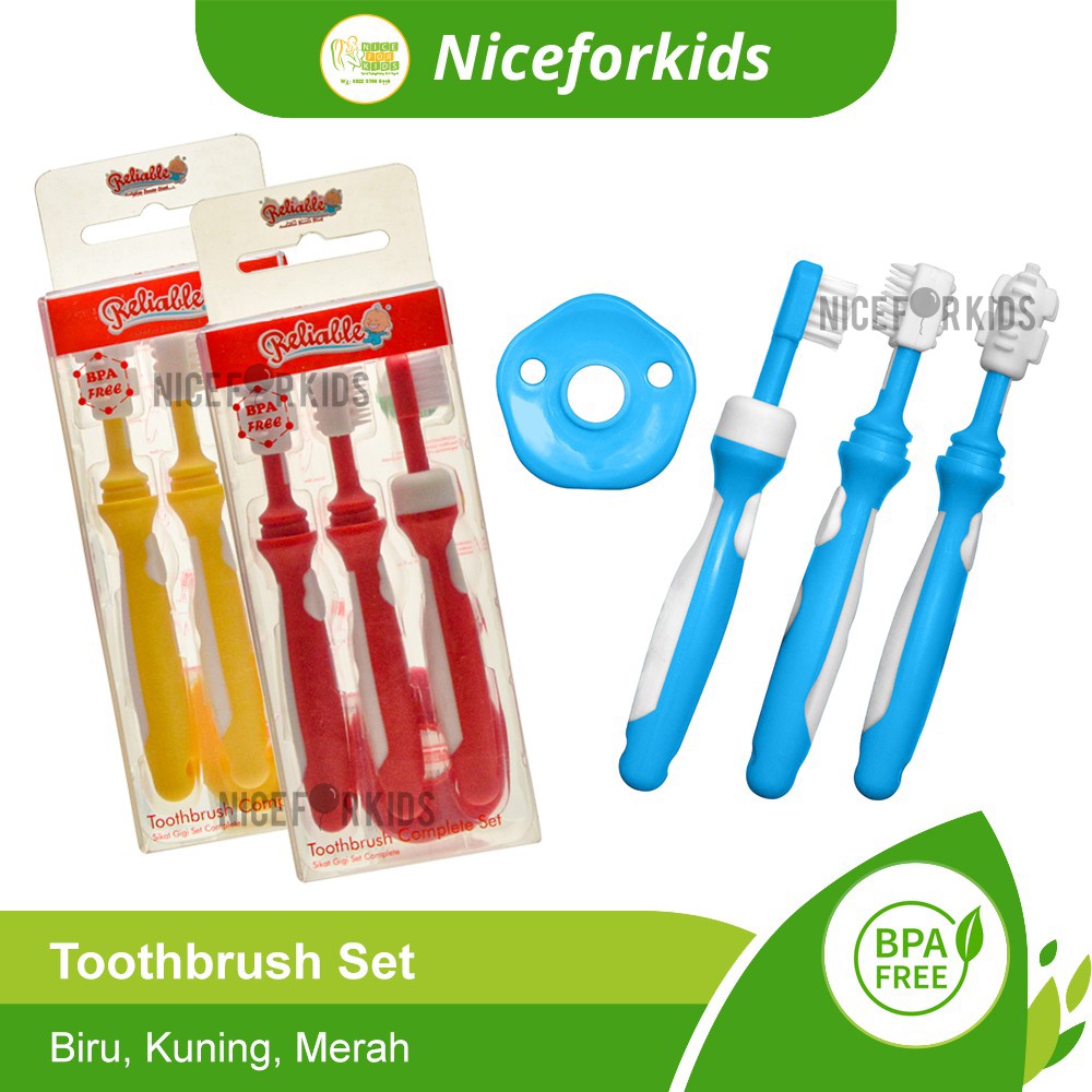 Reliable Training Toothbrush Sikat Gigi Bayi 3 Step