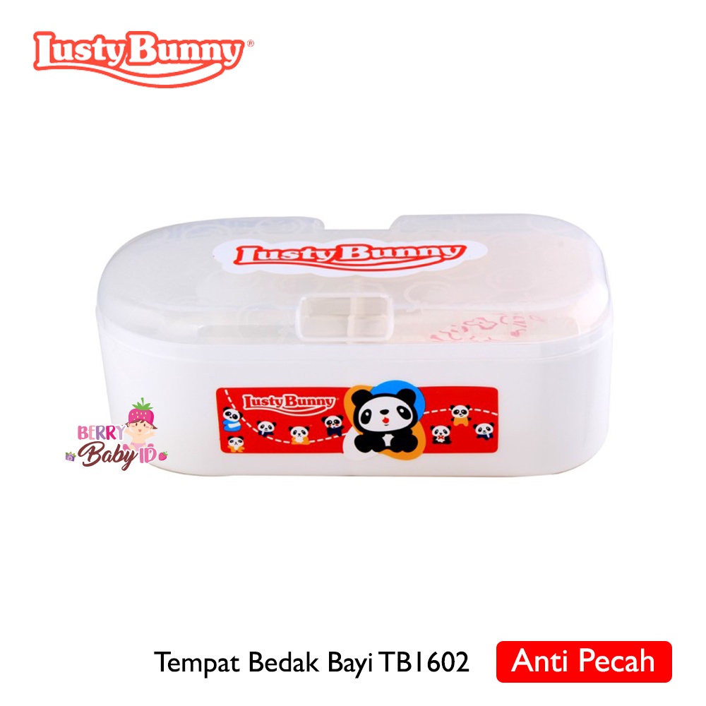 Lusty Bunny Tempat Bedak Bayi Kapsul Anti Pecah TB1602 Berry Mart