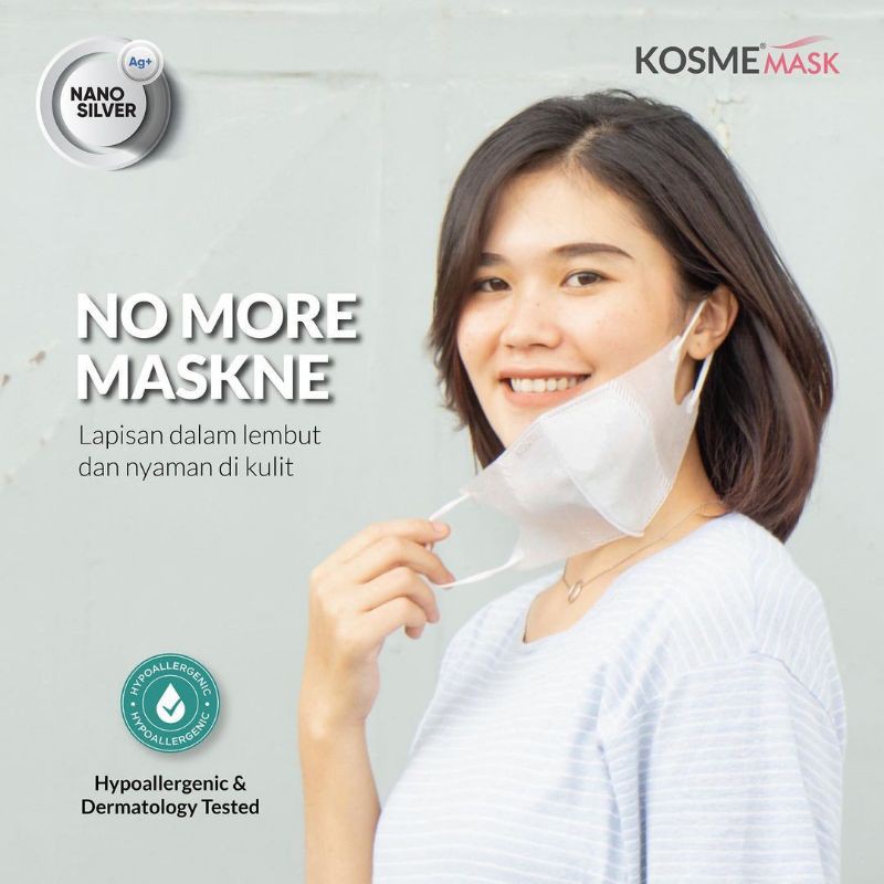 MASKER DUCKBILL ANTI ACNE BY KOSME MASK ECER/GROSIR