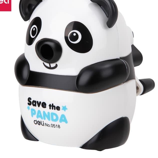 

Deli E0518 School Rotary Sharpener/Rautan Meja-Panda