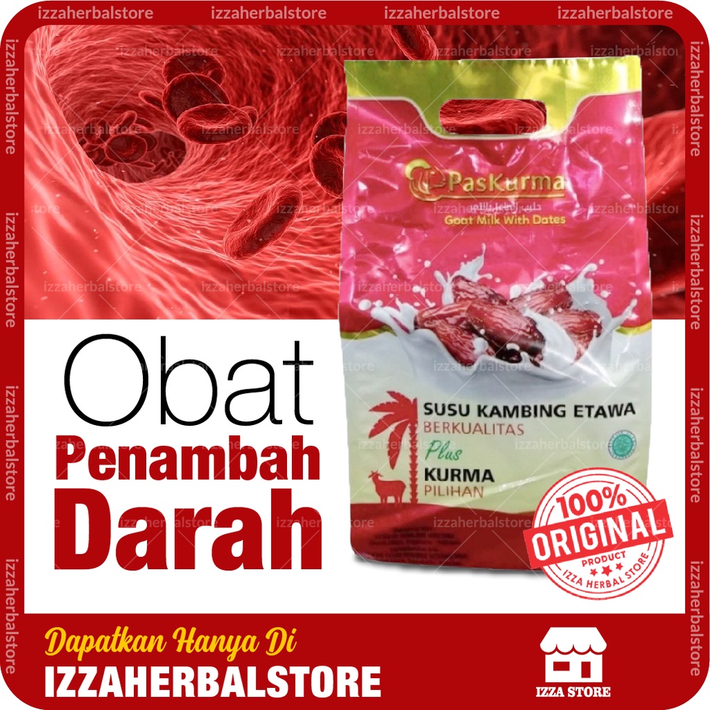 Penambah Darah Pas Kurma Sachet Susu Kambing Etawa Vitamin Penambah Darah Obat Penambah Darah  Ori