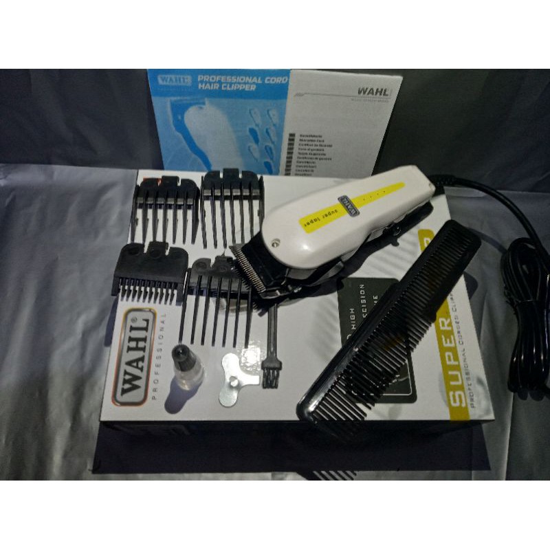 [ COD ] Paket murah Mesin cukur Rambut wahl super  classic series usa & KEMEI ORIGINAL