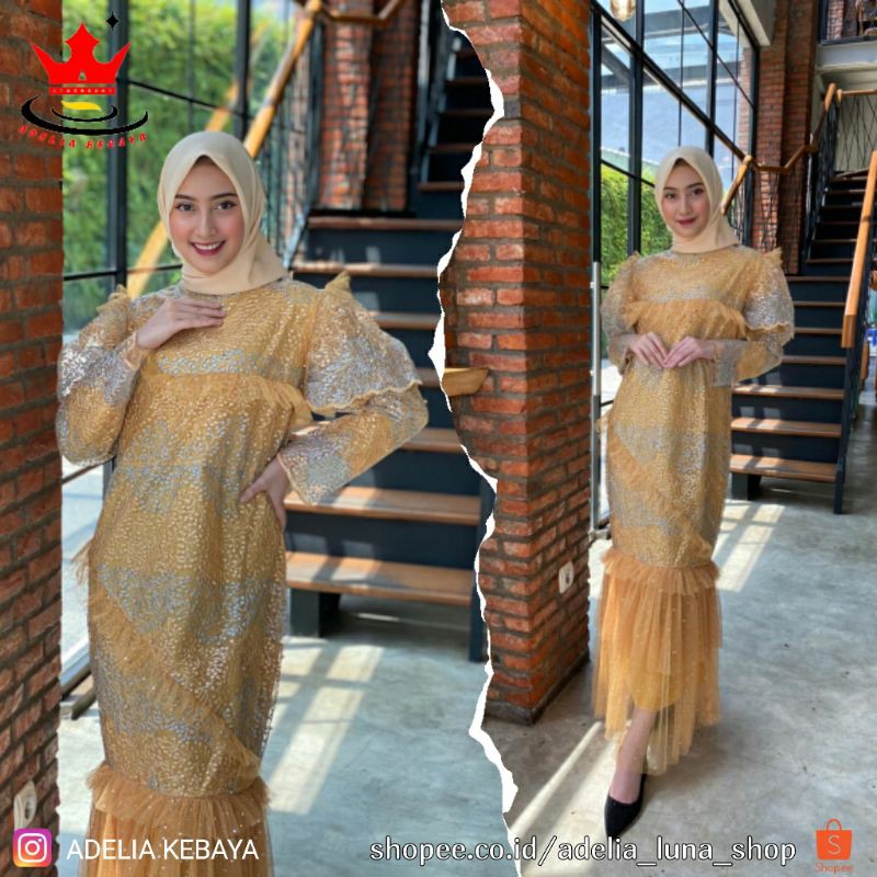 PB&gt; CANTIK BANGEET!!! GAMIS TULLE BORDIR FASHION / GAMIS RANA-RANI / BAJU GAMIS OUTFIT PESTA WISUDA