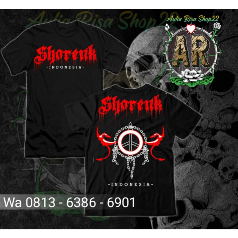 KAOS SHORENK SIMPEL TERBARU FREE STIKER || AULIA RISA SHOP22